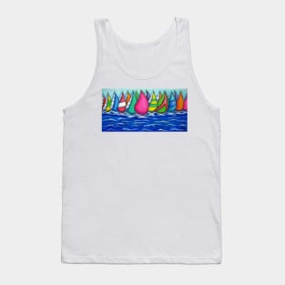 Rainbow Regatta Tank Top